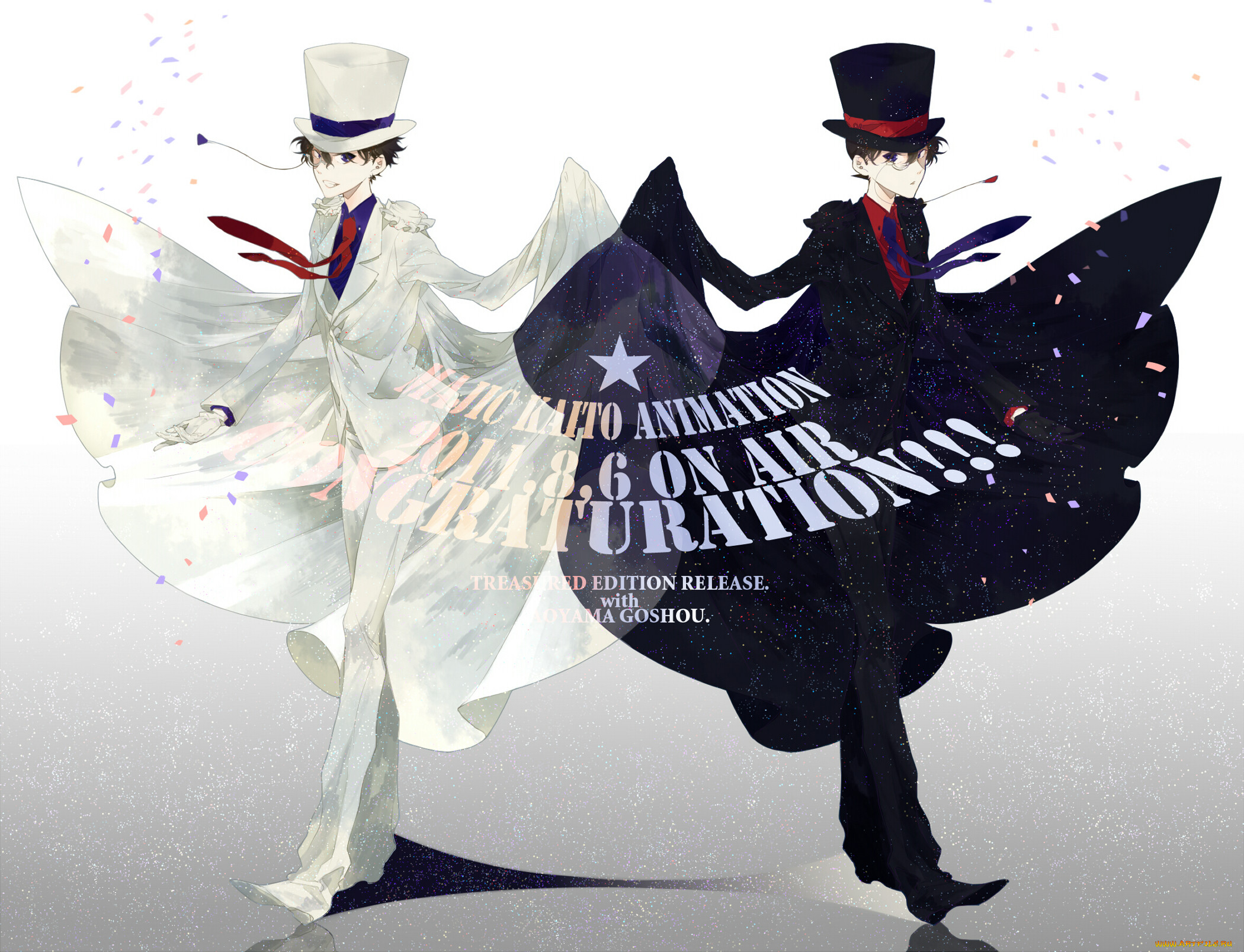 , detective conan,  magic kaito, 